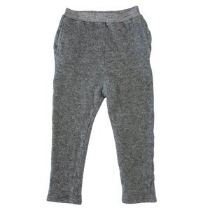 ATELIER BARN - PANTS - 60% ANGORA - LIGHT GREY - MADE IN FRANCE
